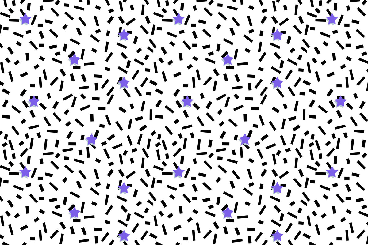 Sprinkled Stars Wallpaper⁠ in your room — zoomed