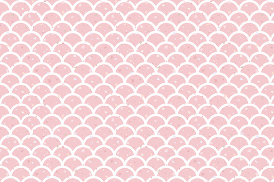Blush Terrazzo Scales Wallpaper⁠