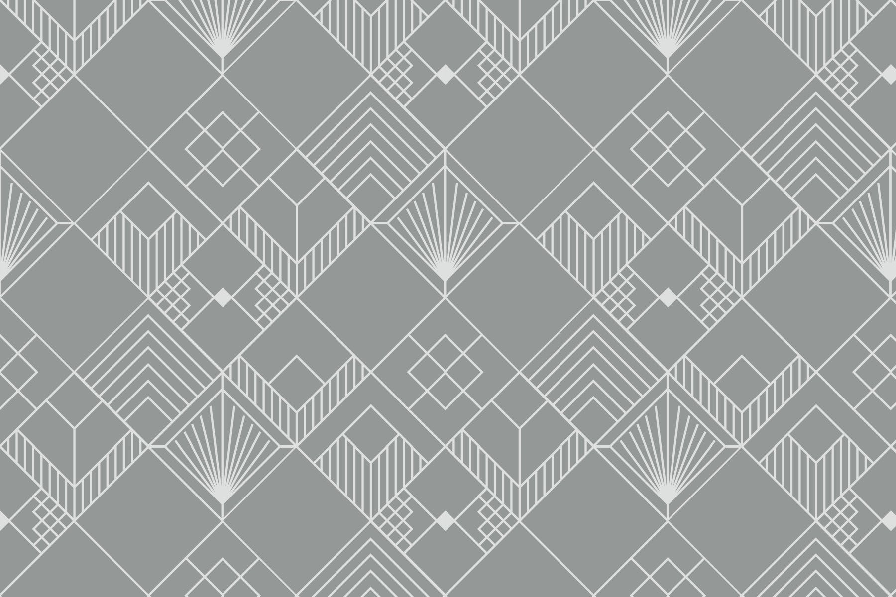 Modern Deco Gray Wallpaper⁠
