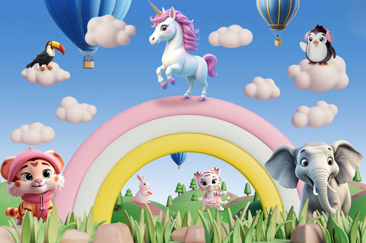 Fresque murale Sky High Pals