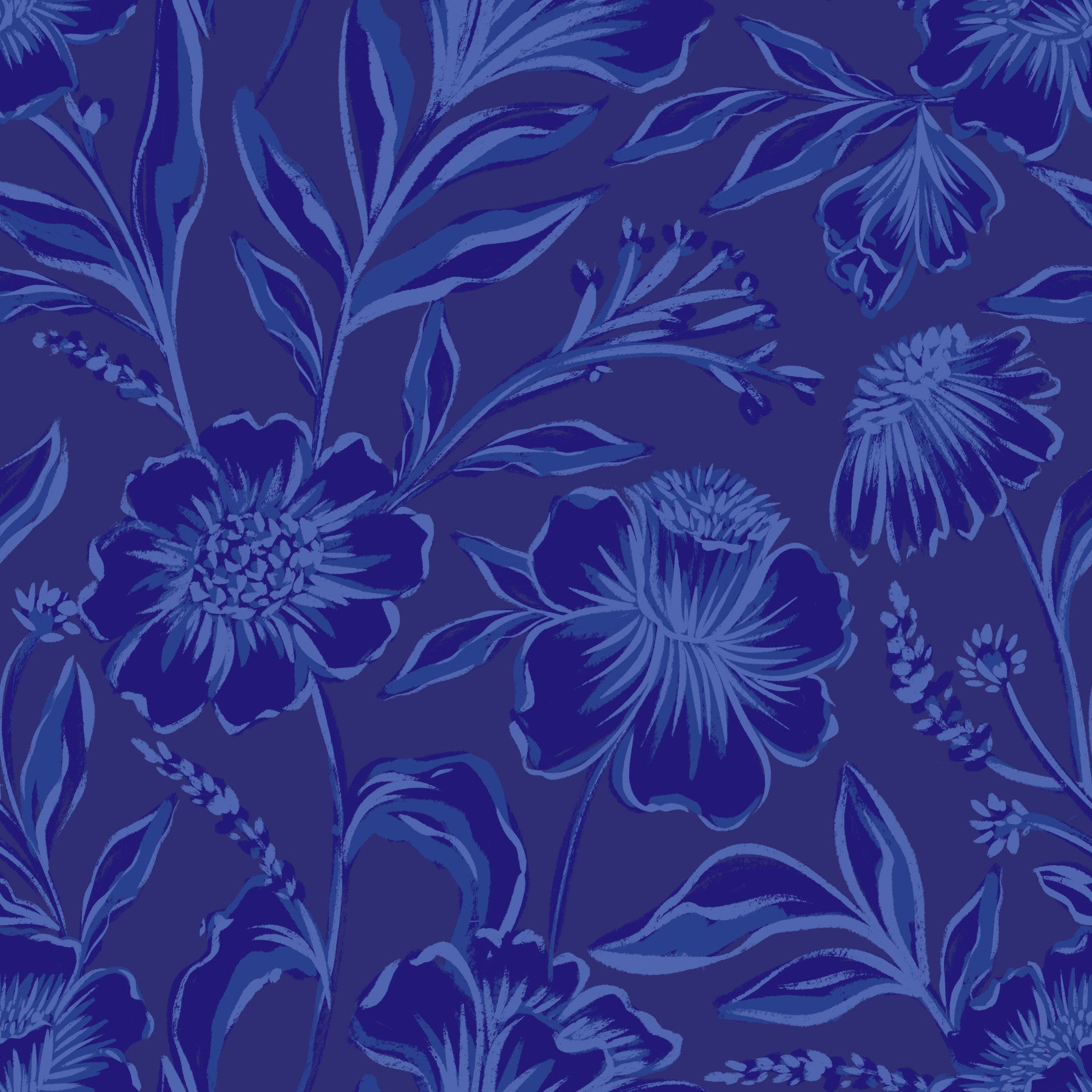 Dark romance Twilight Blooms Wallpaper⁠
