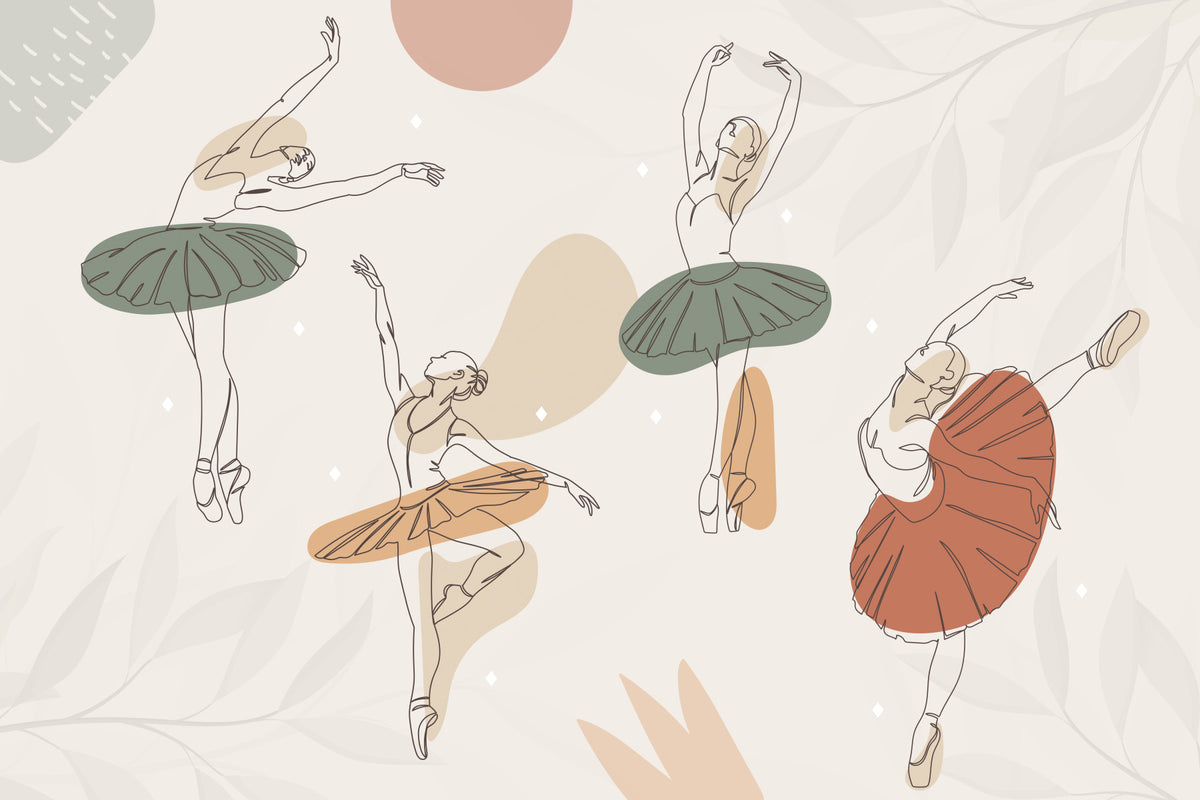 Fresque murale Rêves de ballet