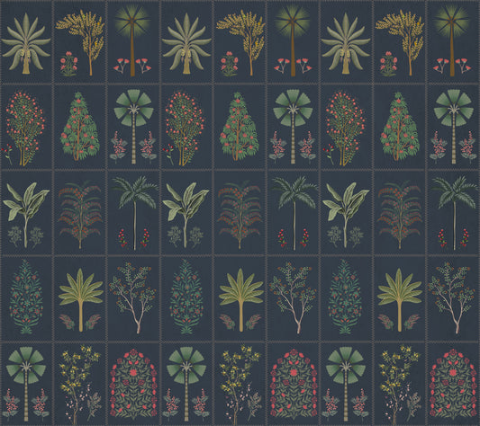 Exotic Grove Tiles Wall Mural