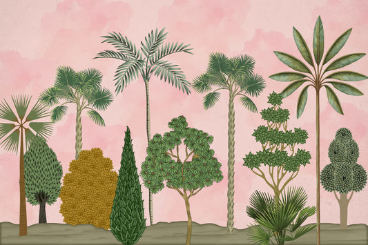 Blush Botanic Dream Wall Mural