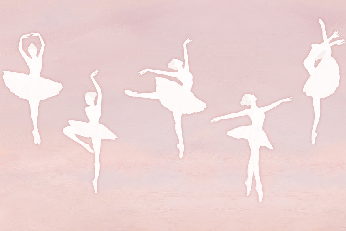 Papier peint Pink Pirouettes in your room