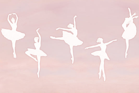 Pink Pirouettes Wall Mural
