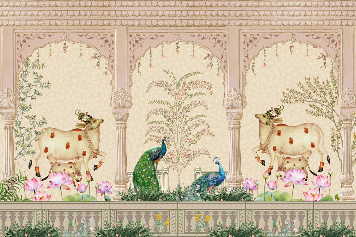 Shahi Aangan Wall Mural in your room