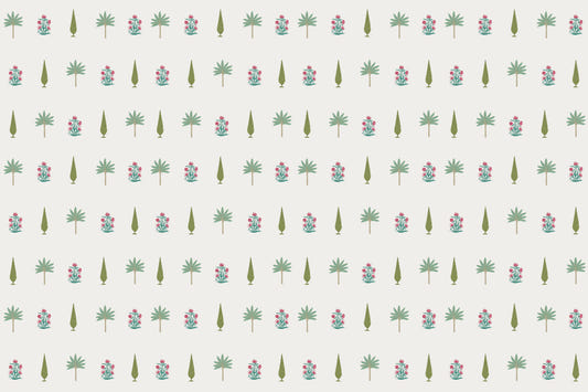 Jaipuri Pattern Wall Mural