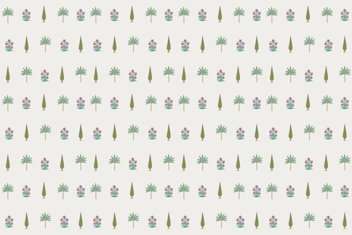 Jaipuri Pattern Wall Mural