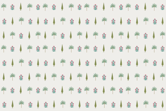 Jaipuri Pattern Wall Mural