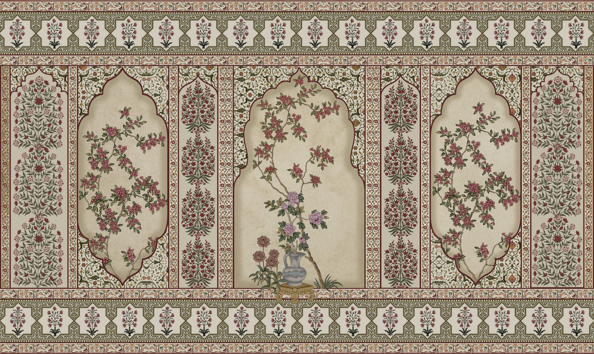 Jharokha-e-Virasat Wall Mural in your room — zoomed