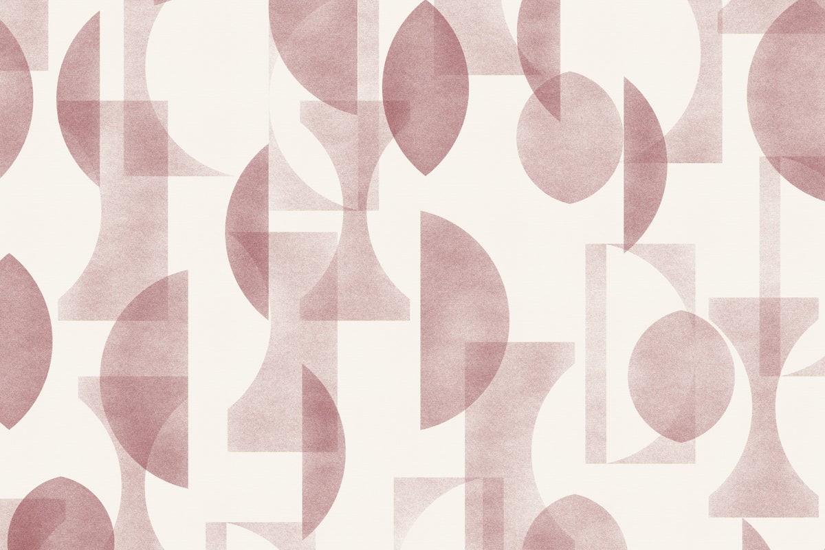 Geometrica Winery Wall Mural in your room — zoomed
