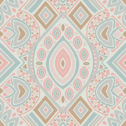 Geometric Boho Aztec Pattern Pastel ‚Å†‚Å†
