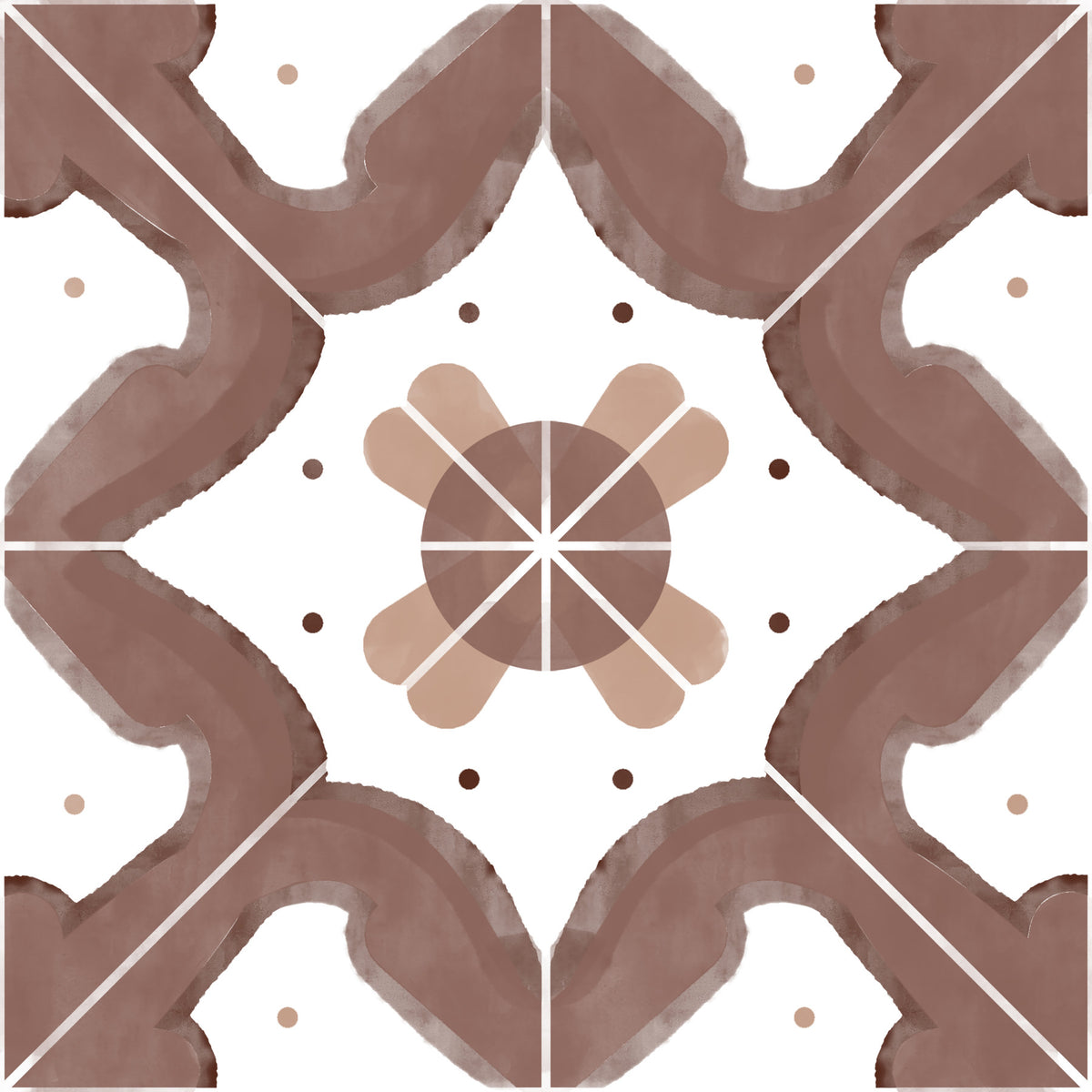 Papier peint carreaux de cuisine en terre cuite classique⁠