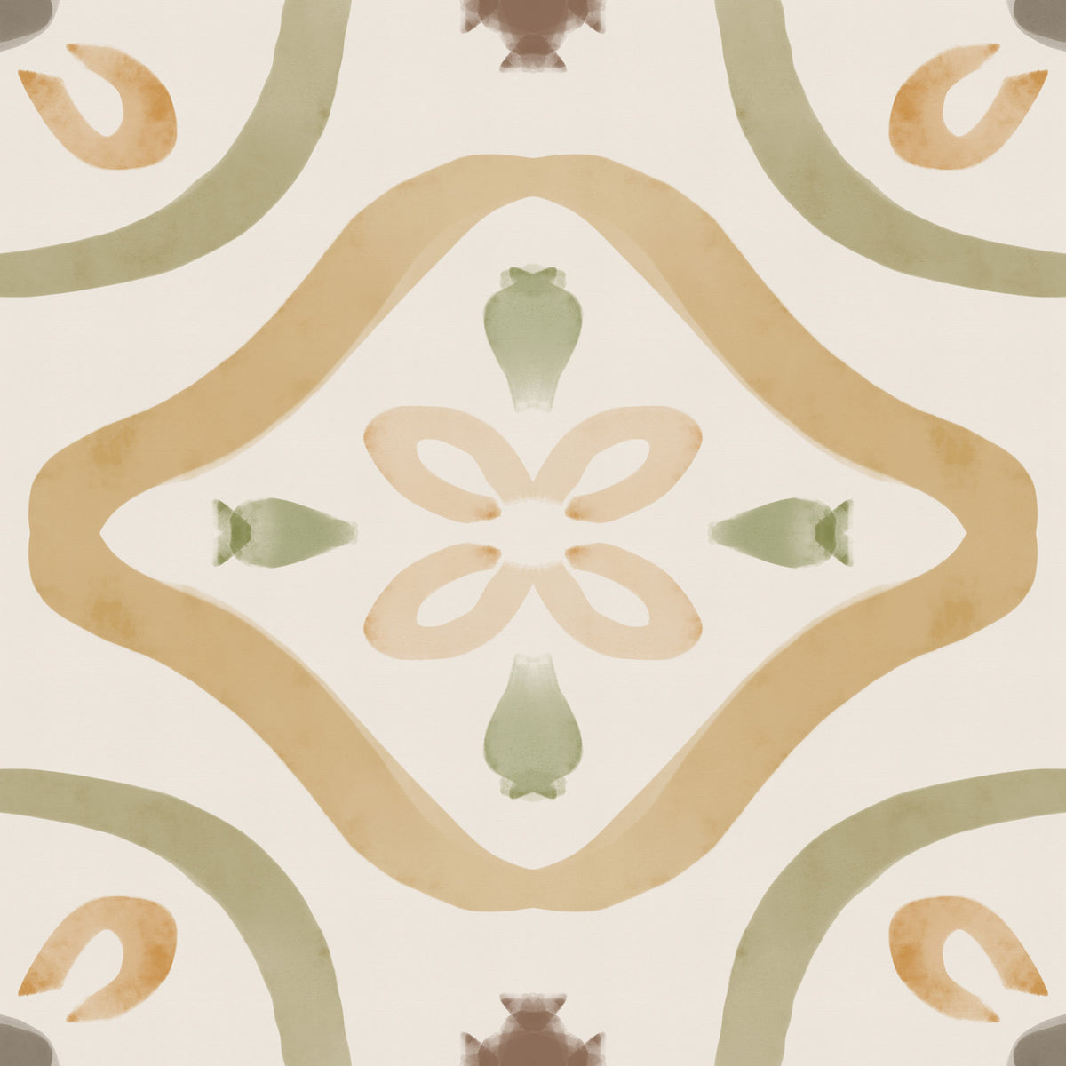Classic Italian Decor Muted Wallpaper⁠