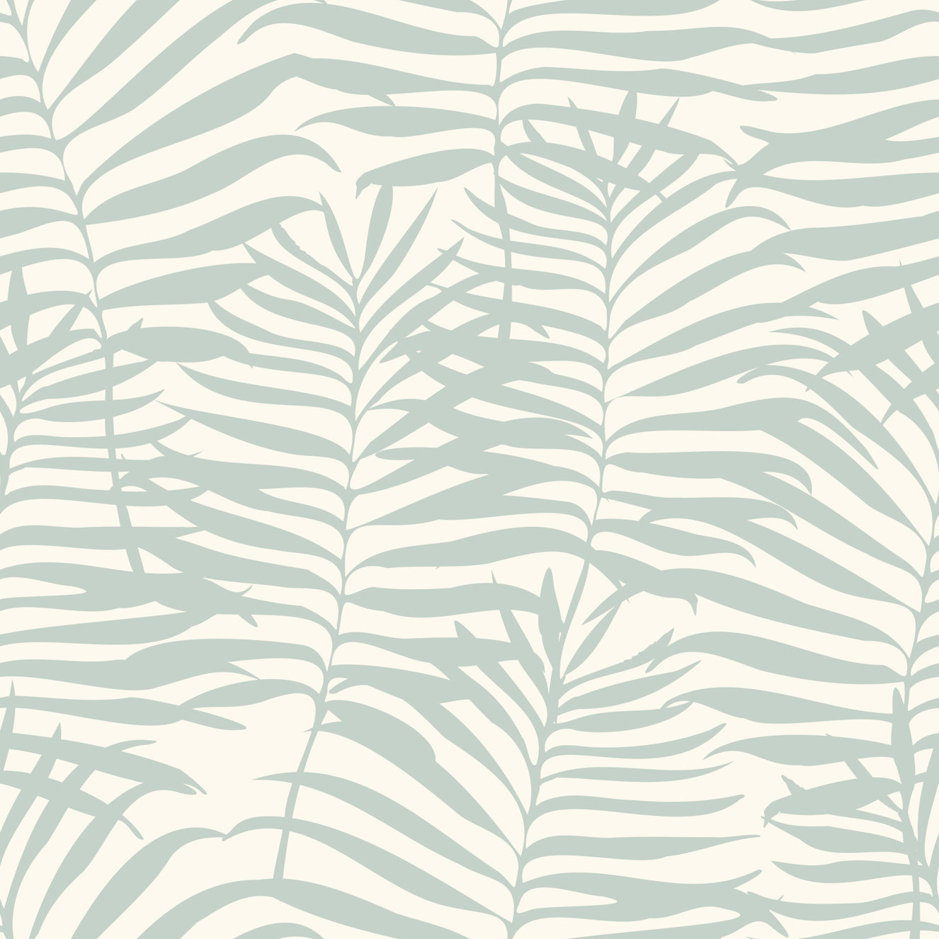 Papier peint formes de feuilles de palmier