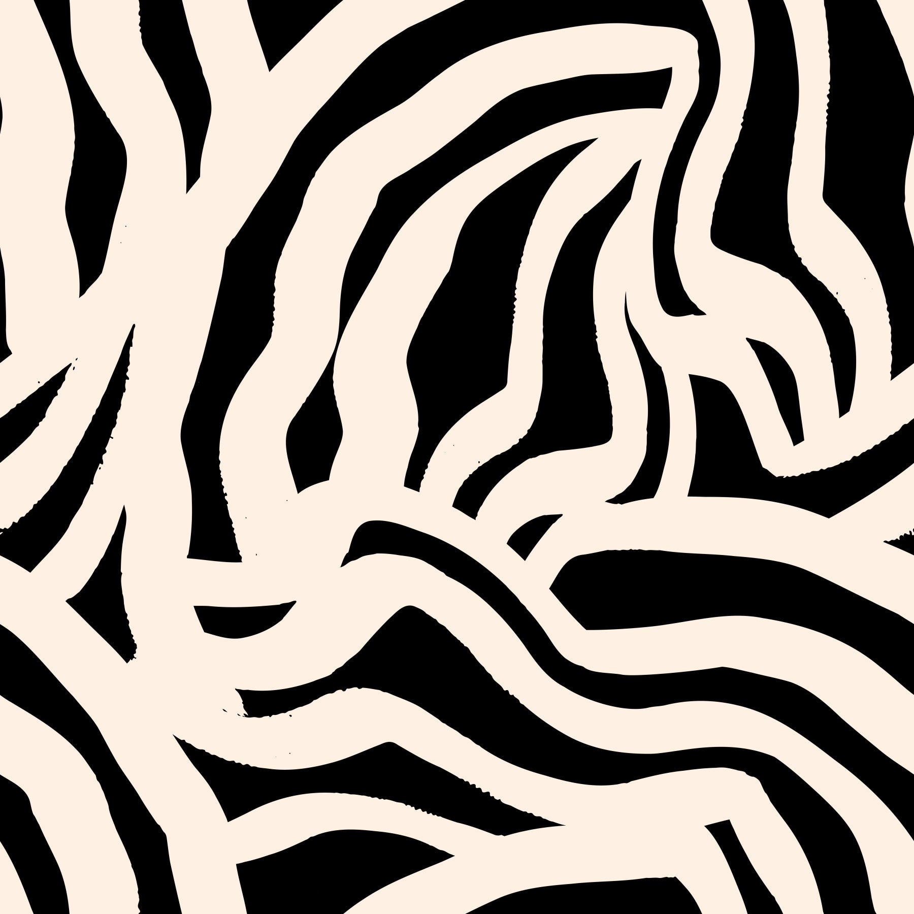 Painted Wavy Lines Wallpaper⁠