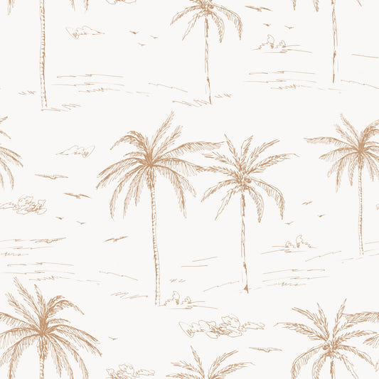 Sketched Palms Wallpaper‚Å†