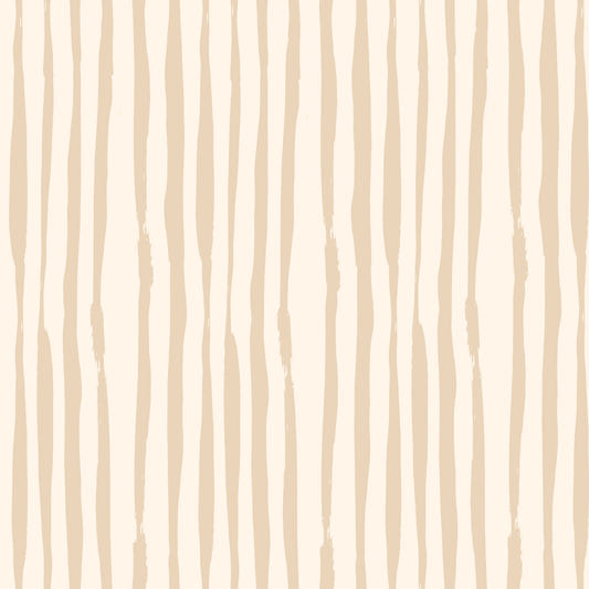 Painted Beige Stripes Wallpaper‚Å†