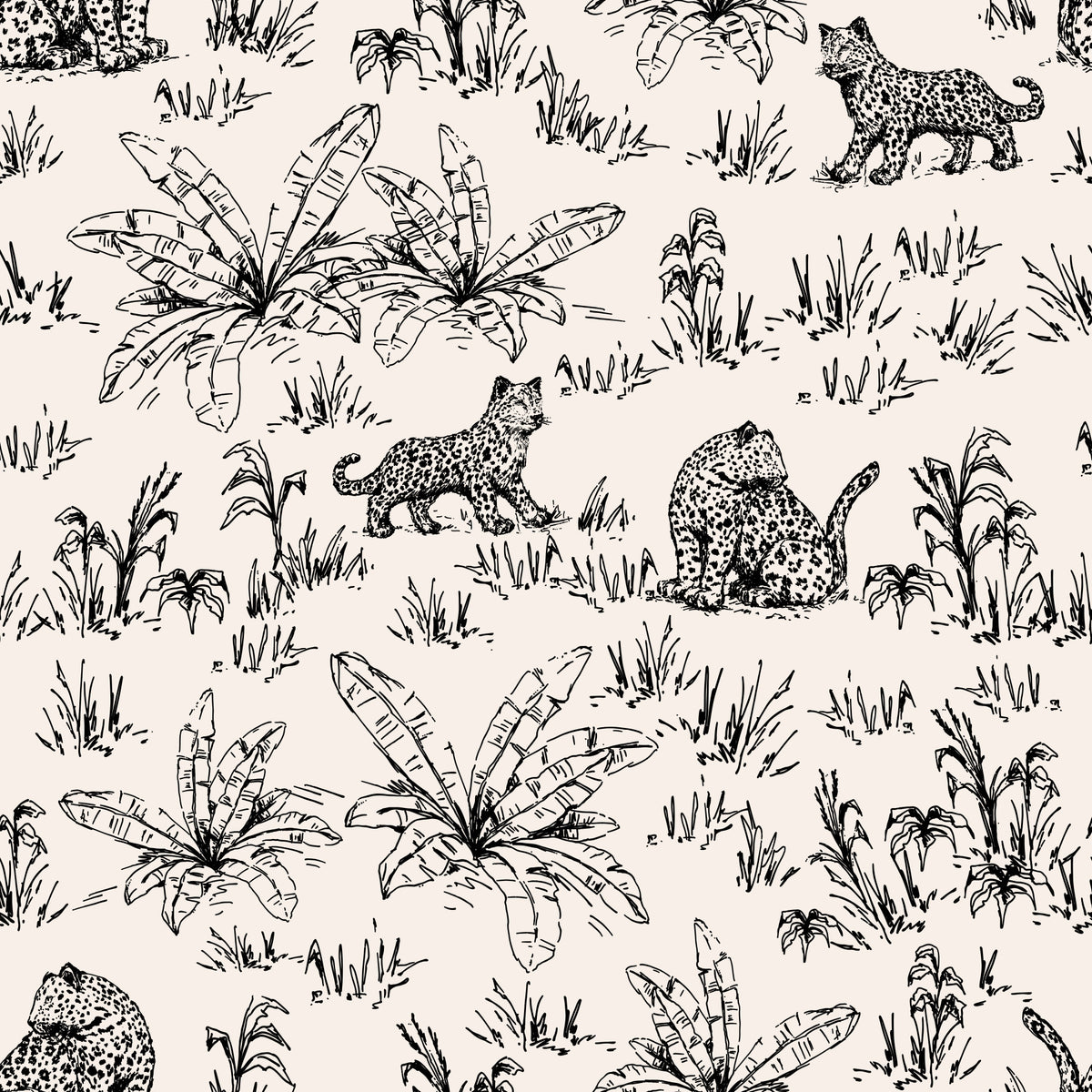 Wild Leopards bright Wallpaper⁠ in your room — zoomed