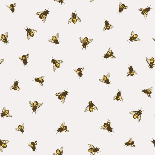 Hand Drawn Bees Wallpaper‚Å†