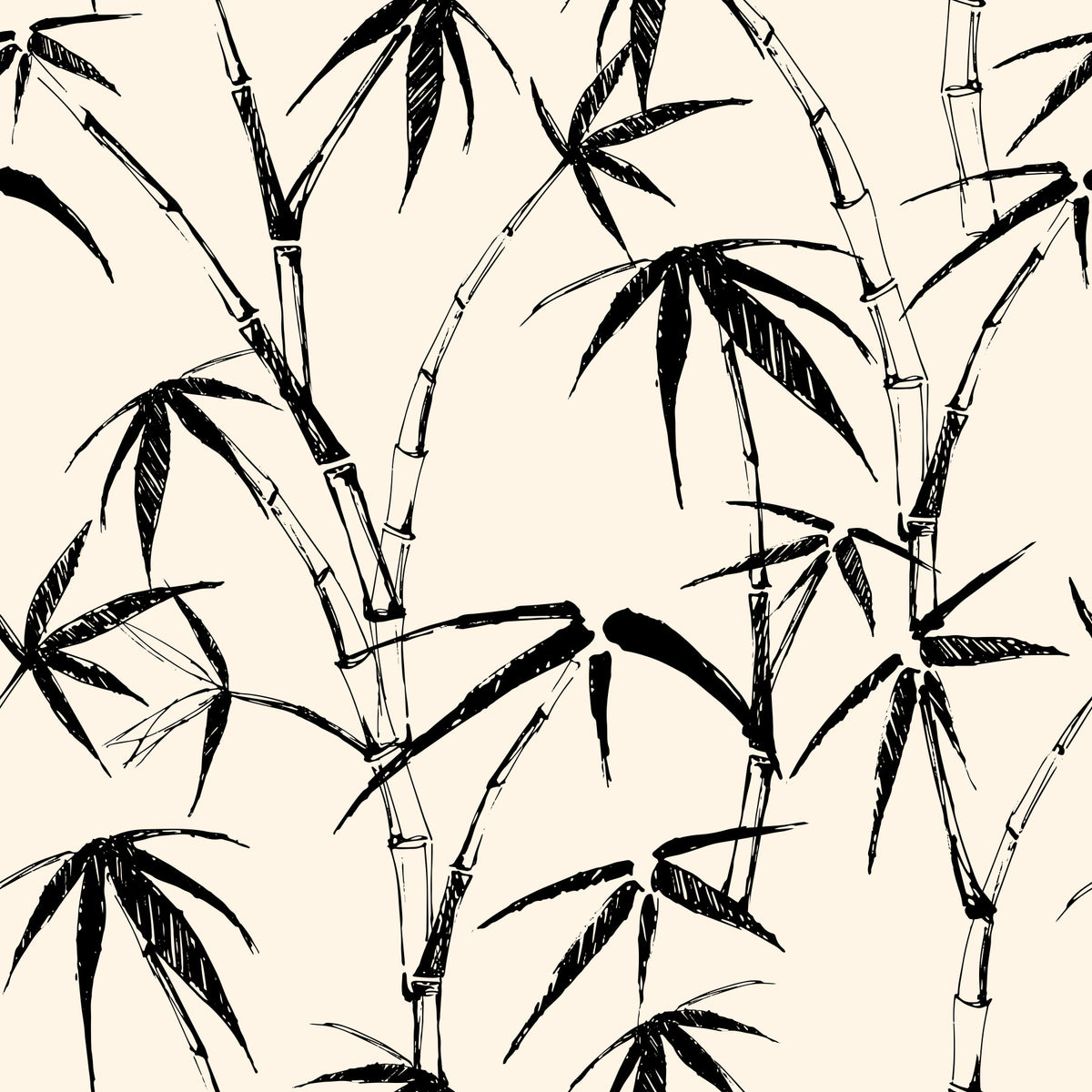Sketched Bamboo Wallpaper⁠ in your room