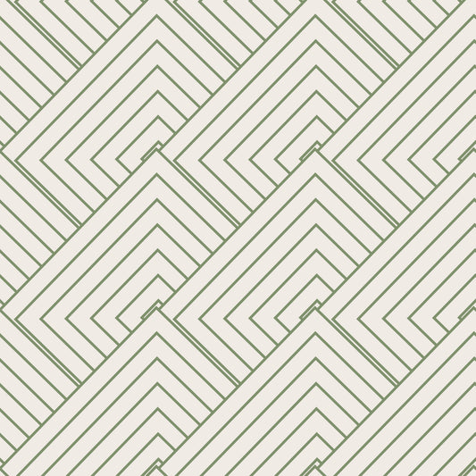Olive Geometric Wallpaper⁠