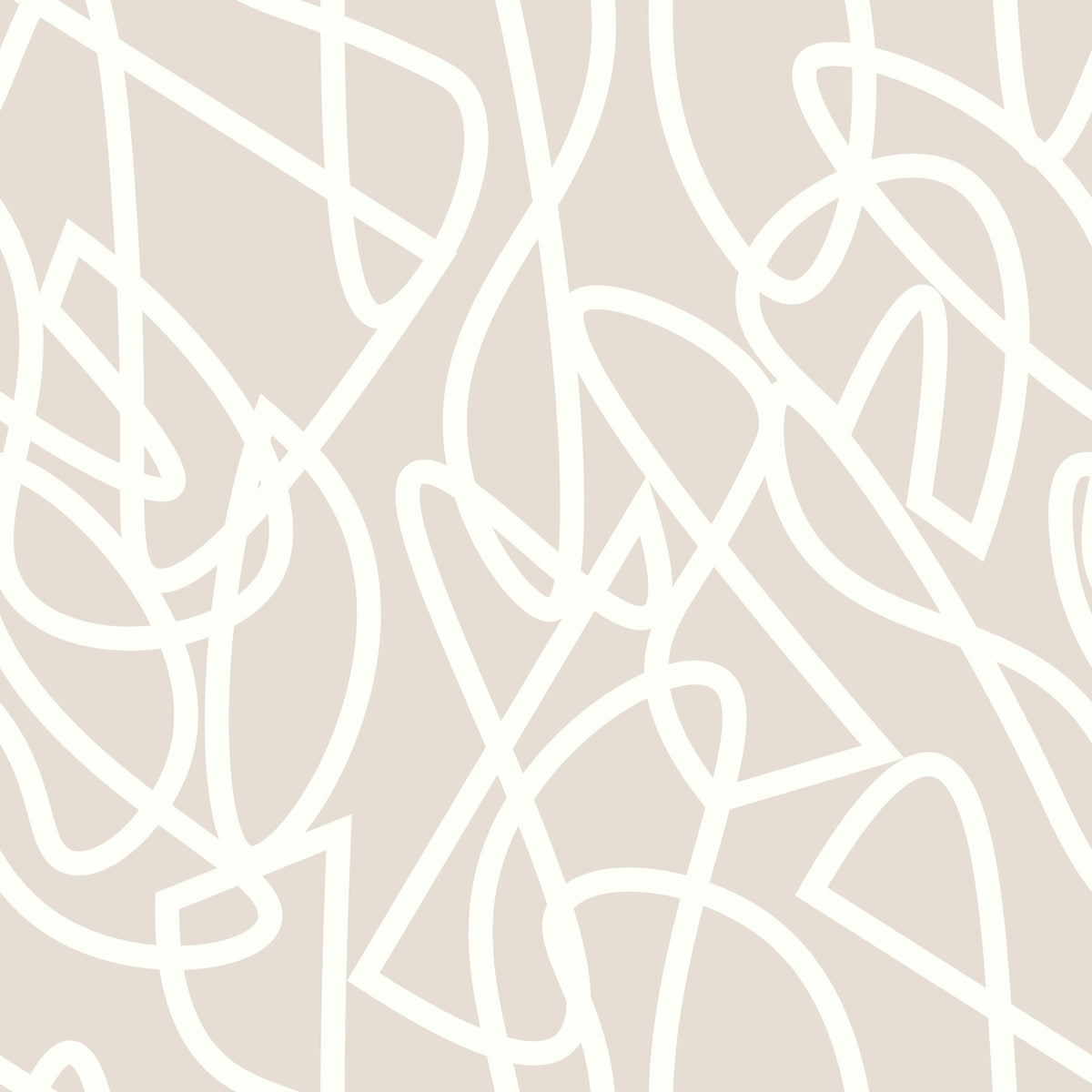 Subtle Outline Figures Wallpaper⁠