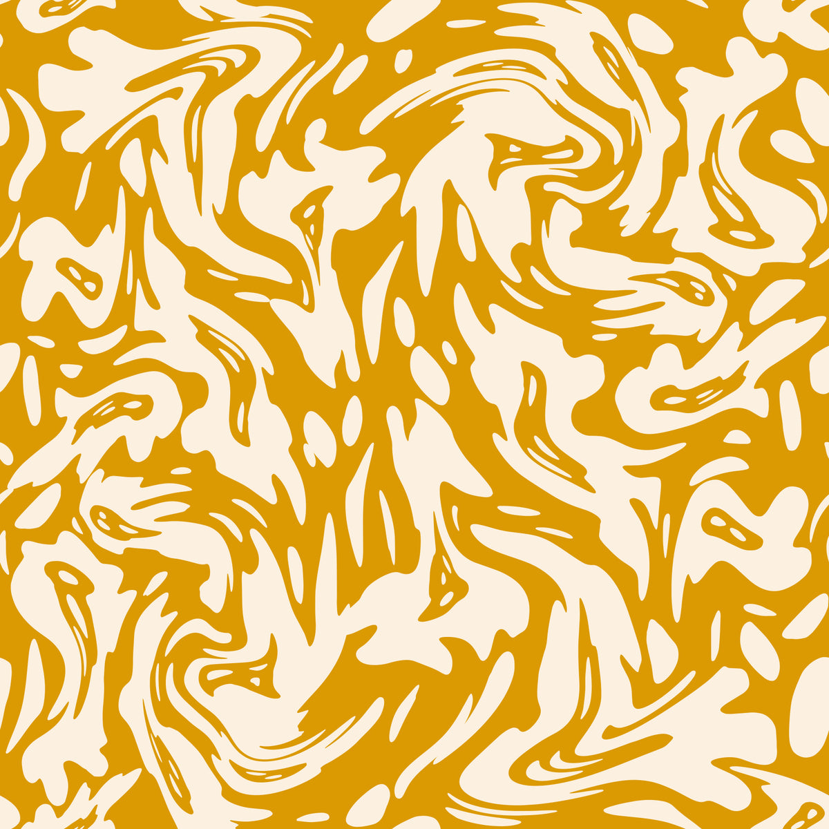 Summer Swirls Wallpaper‚Å† in your room — zoomed