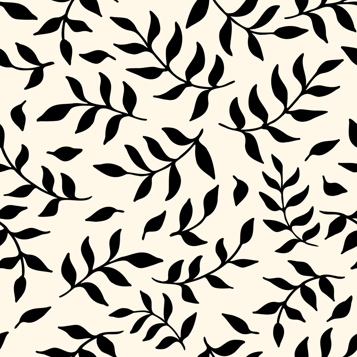 Tiny Black Twigs Wallpaper⁠ in your room — zoomed