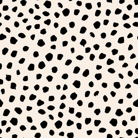 Papier peint à taches noires irrégulières