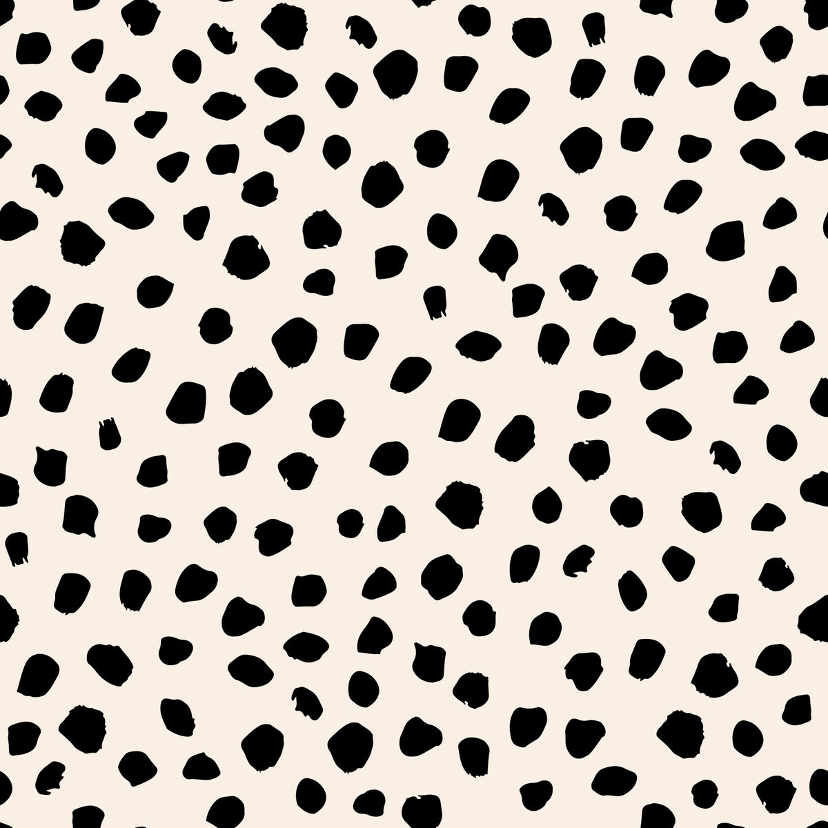 Papier peint à taches noires irrégulières