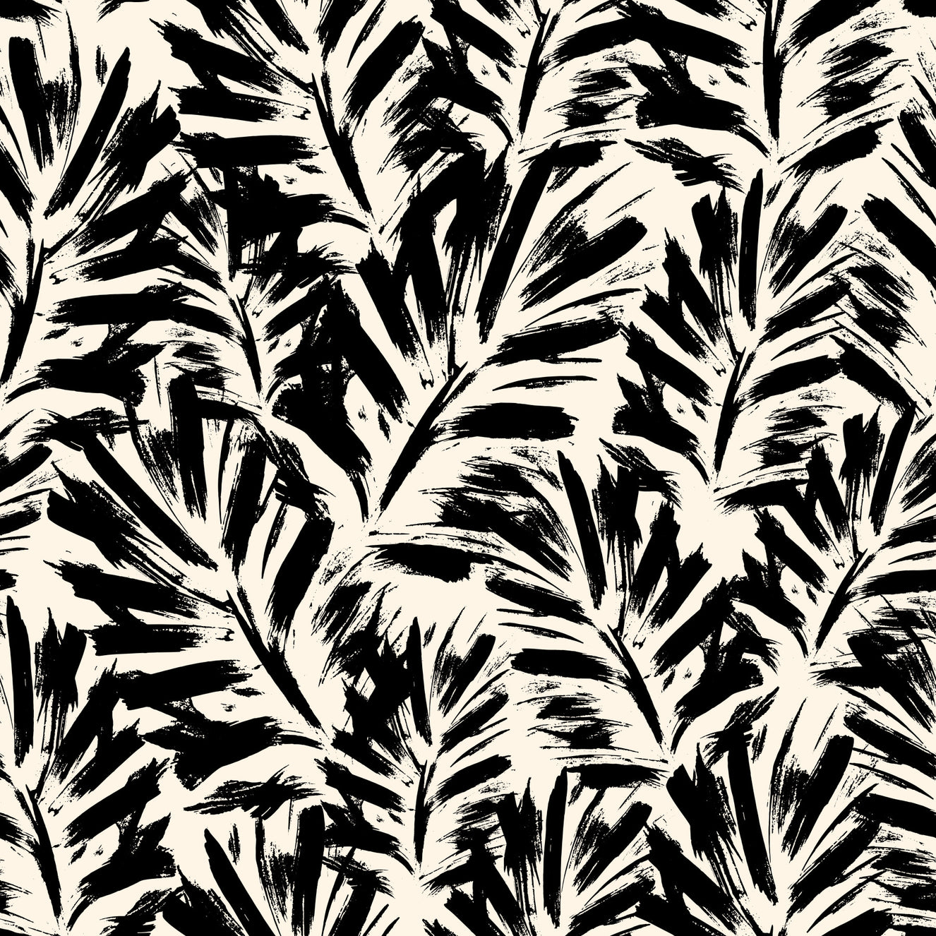 Papier peint feuilles peintes à la main⁠