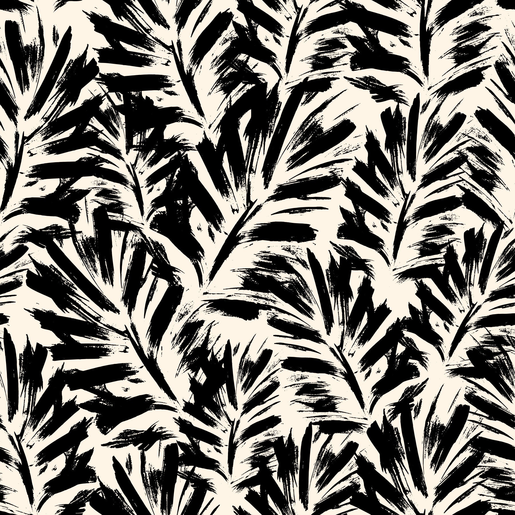 Hand Painted Leaves Wallpaper⁠