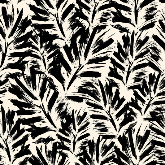 Hand Painted Leaves Wallpaper⁠