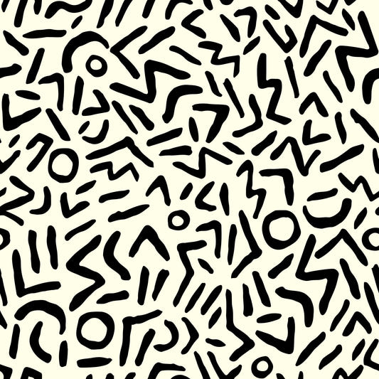 Papier peint tribal abstrait dessiné à la main