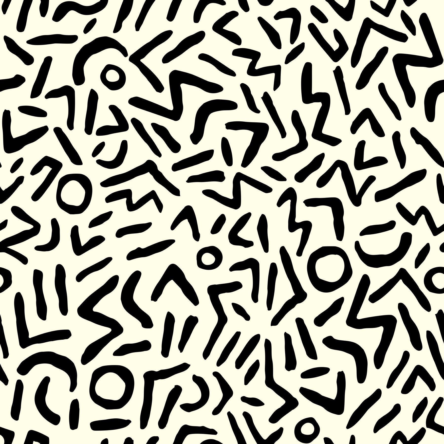 Hand Drawn Abstract Tribal Wallpaper⁠