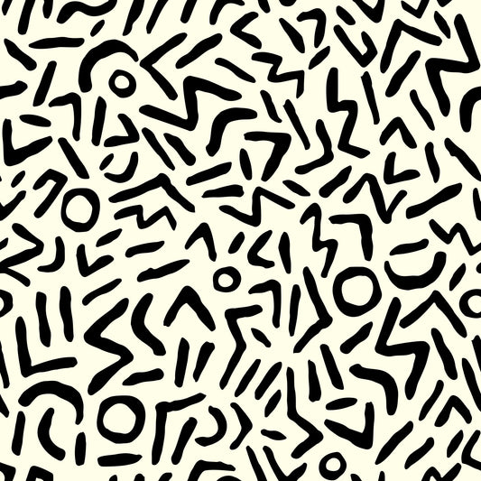 Hand Drawn Abstract Tribal Wallpaper⁠