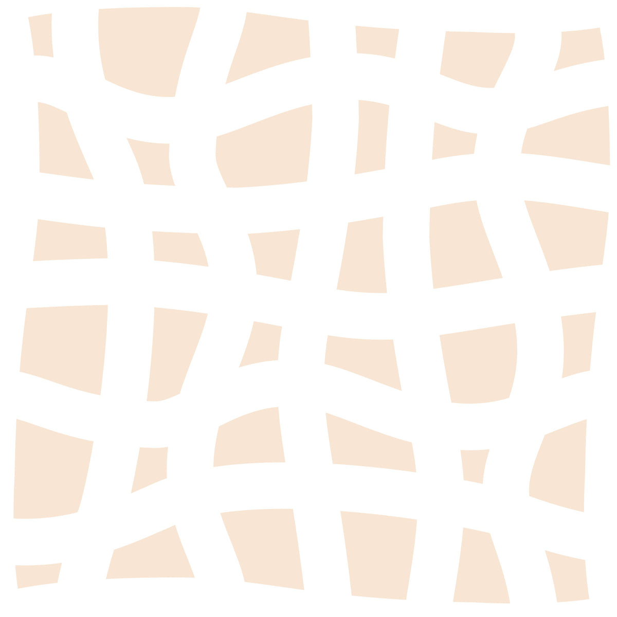 Papier peint à motif quadrillé ondulé crème in your room — zoomed