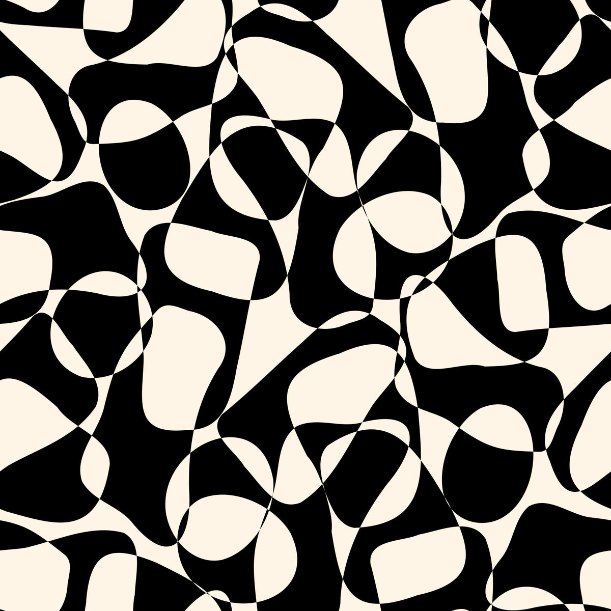Cropped Shapes Wallpaper⁠ in your room — zoomed