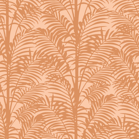 Orange Palm Shapes Wallpaper⁠