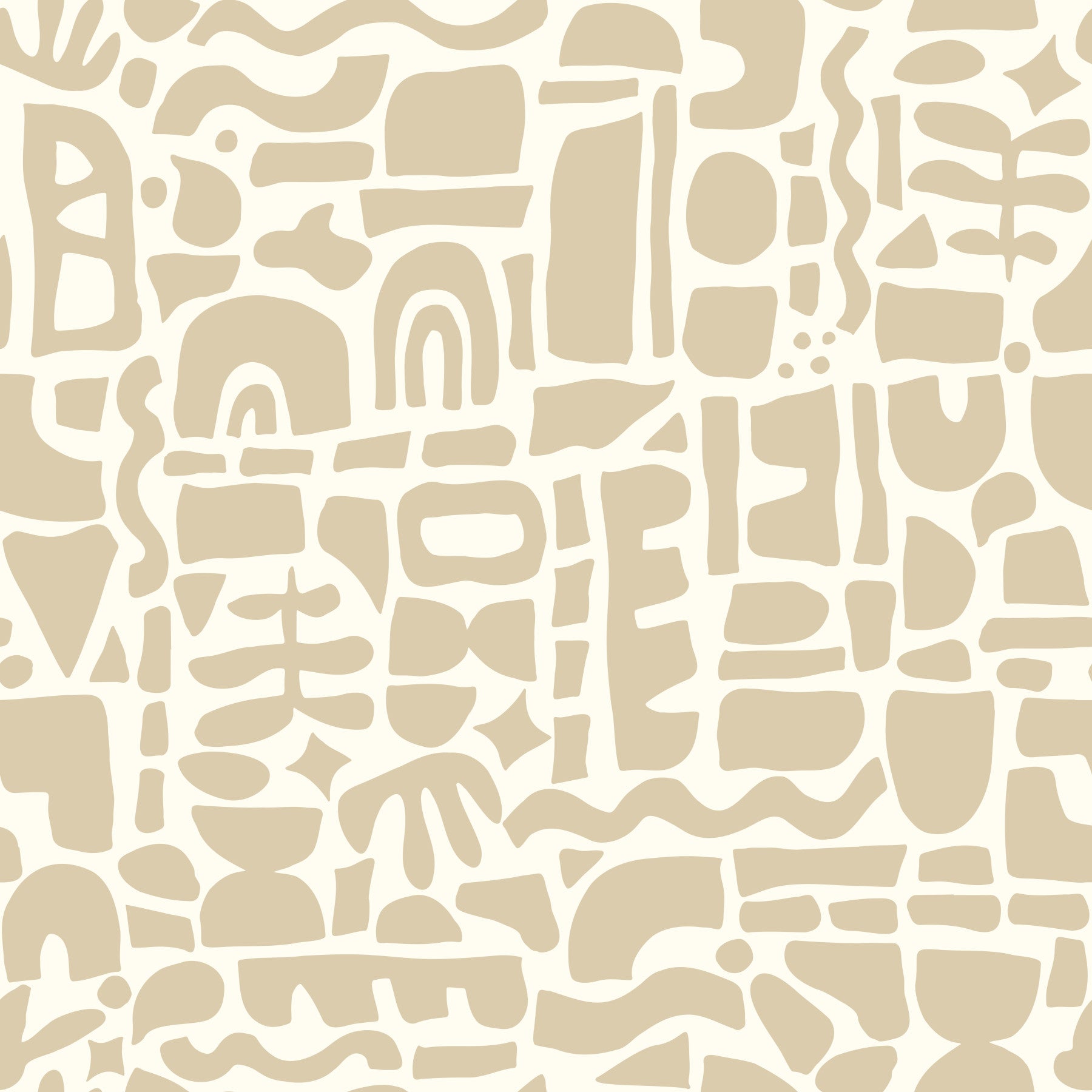 Papier peint avec formes découpées lumineuses in your room — zoomed