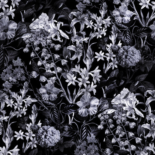 Papier peint Fleur sombre
