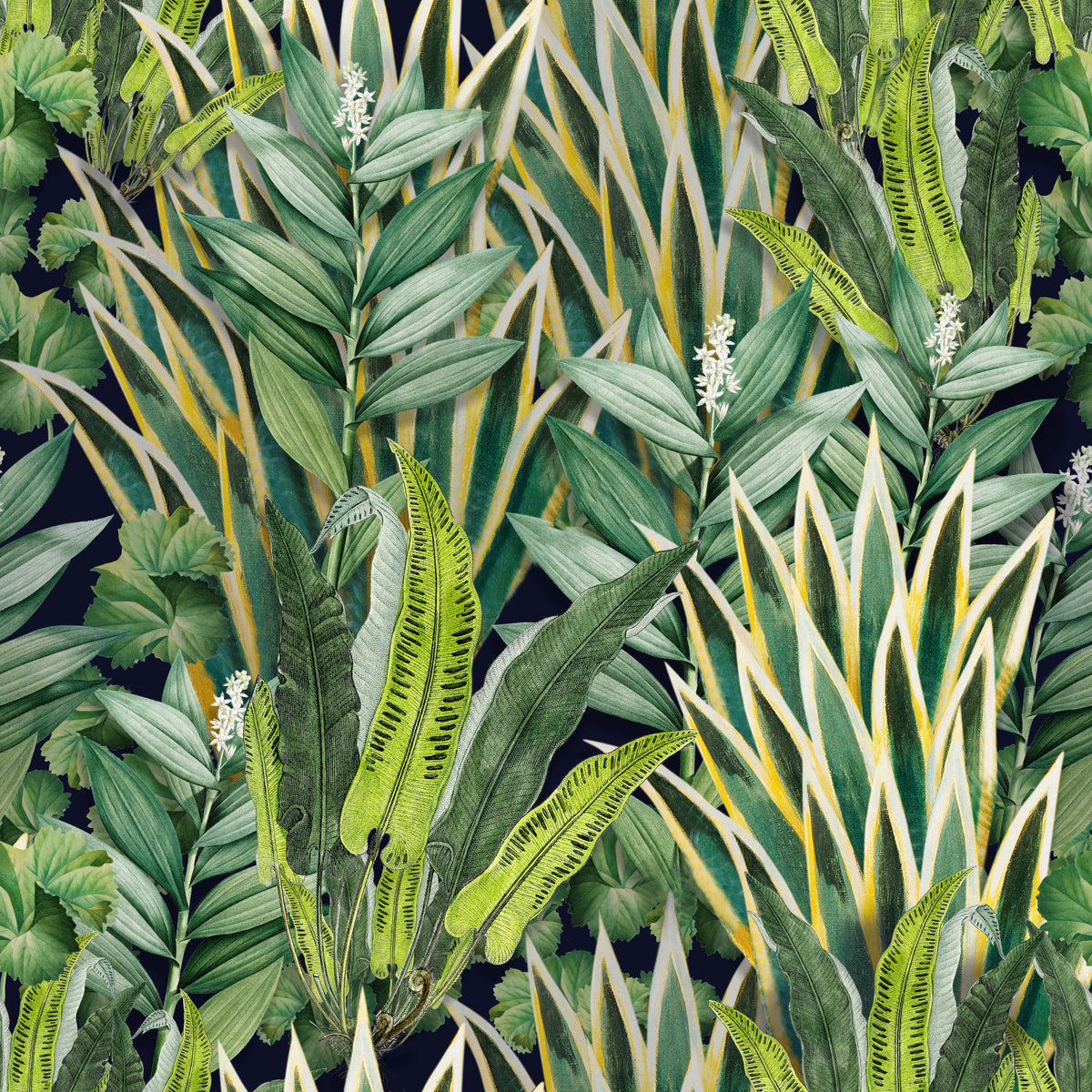 Exotic Foliage  Wallpaper⁠ in your room — zoomed