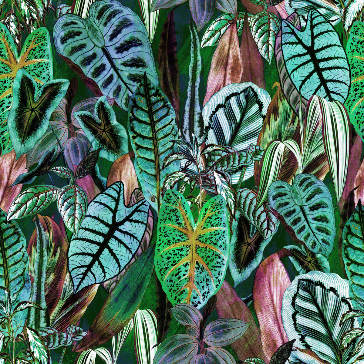 Green Foliage Wallpaper⁠ in your room