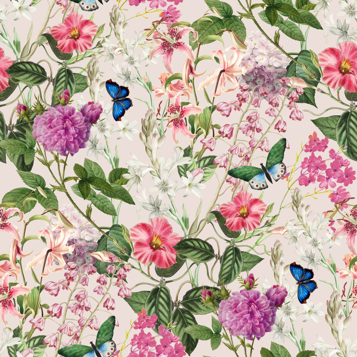 Pink Floral Wallpaper⁠