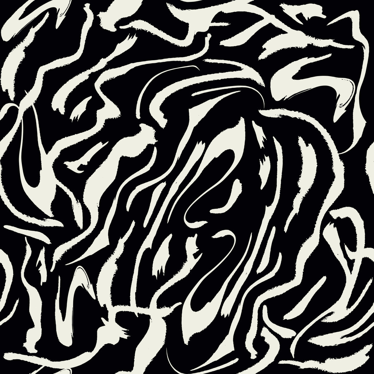 White Painted Lines Wallpaper⁠ in your room — zoomed