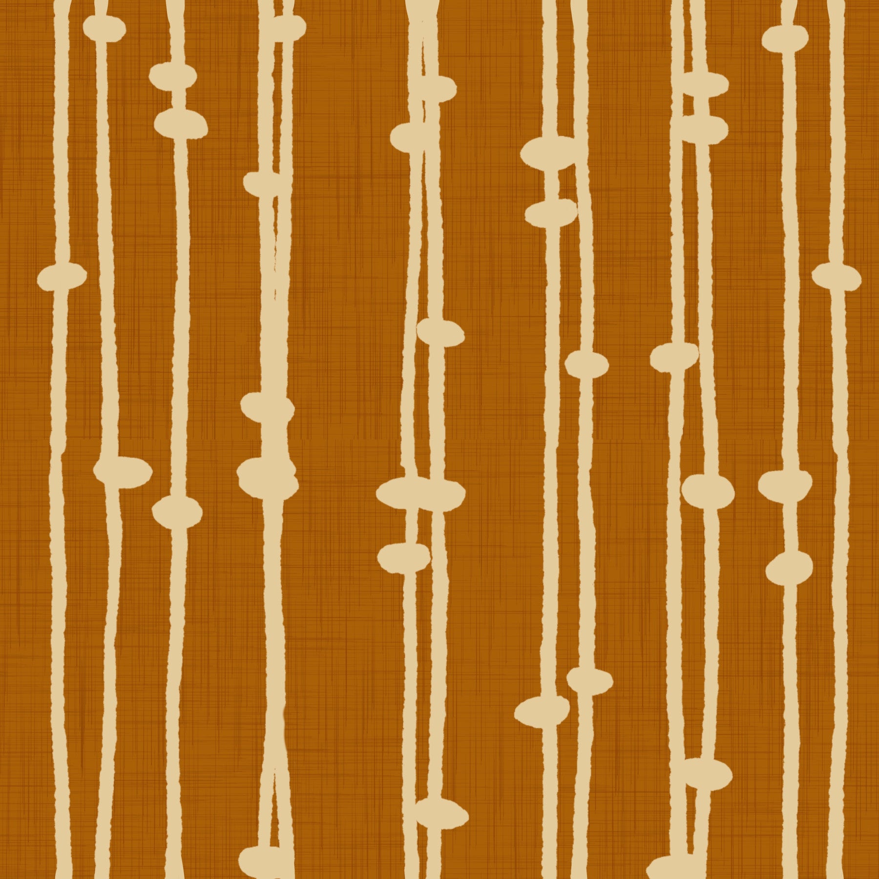 Papier peint rayures rétro terracotta tons bijoux bohèmes