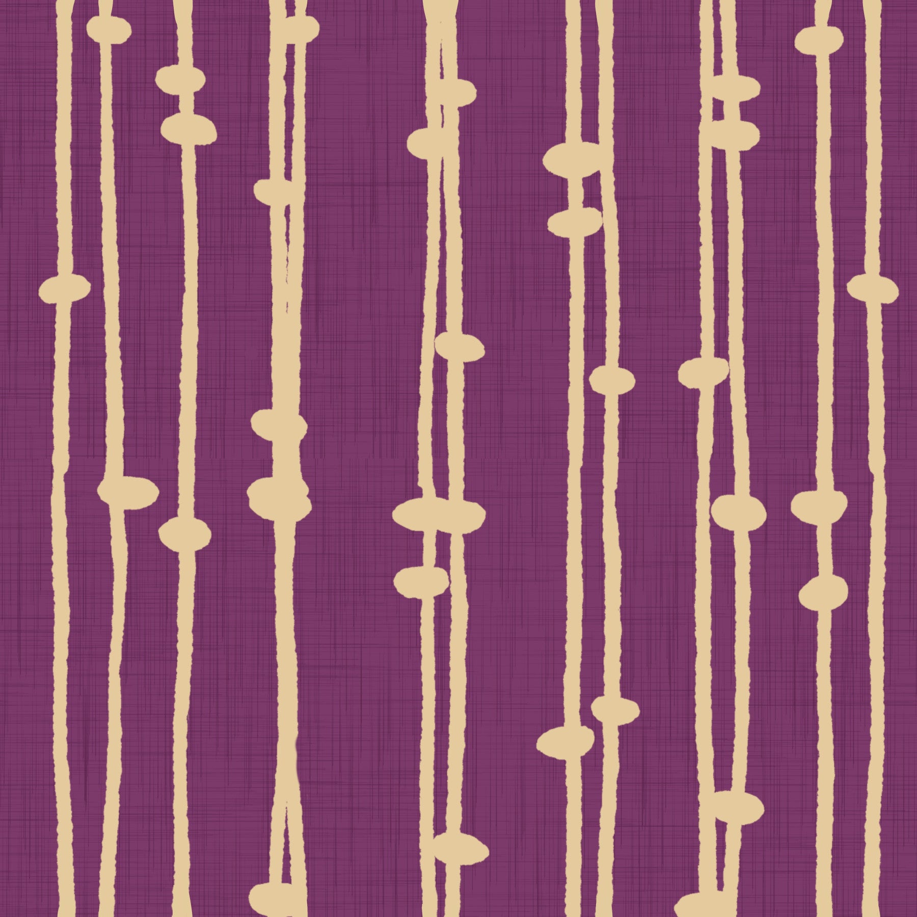 Boho Jewel Tone Stripes Retro Purple Wallpaper⁠