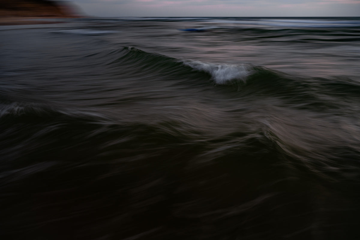 The Uniqueness of Waves XLVII Wall Mural in your room — zoomed